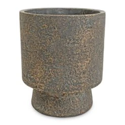 Aily Plant Pot - Earth Cement -Plants Sale Store Aily Plant Pot Anthracite 17x20cm