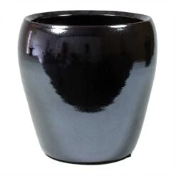 Amora Plant Pot - Anthracite Mirror 15 Amora Plant Pot - Anthracite Mirror -Plants Sale Store Amora Plant Pot Anthracite Mirror 21x21cm