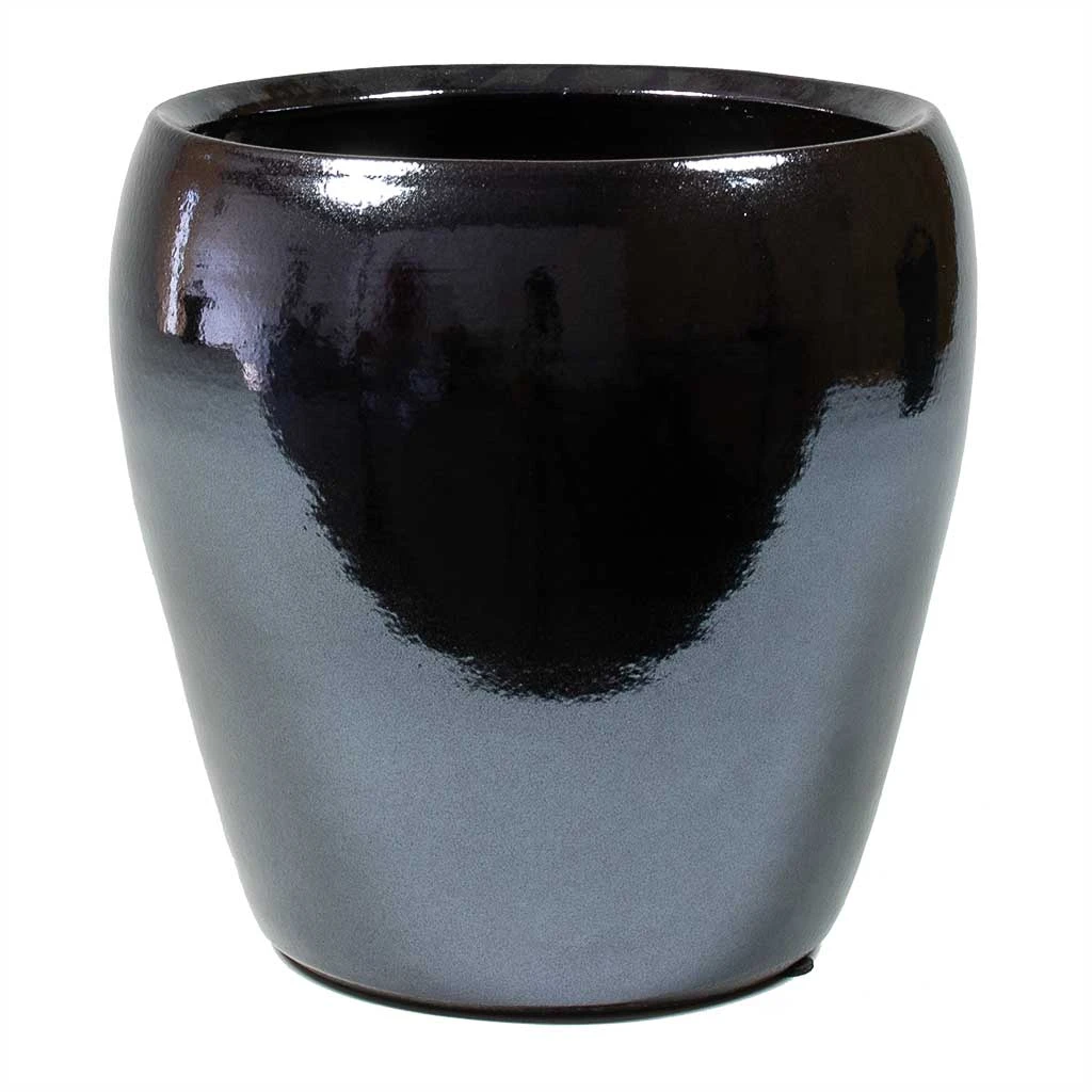 Amora Plant Pot - Anthracite Mirror 7 Amora Plant Pot - Anthracite Mirror - Image 5