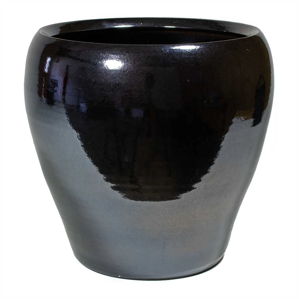 Amora Plant Pot - Anthracite Mirror 3 Amora Plant Pot - Anthracite Mirror