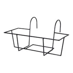 Amy Artstone Balcony Planter Holder - Black -Plants Sale Store Amy Artstone Balcony Planter Holder Black 38x26x21cm