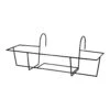 Amy Artstone Balcony Planter Holder - Black -Plants Sale Store Amy Artstone Balcony Planter Holder Black 55x26x20cm