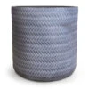 Angle Cylinder Plant Pot - Grey -Plants Sale Store Angle Cylinder Plant Pot Grey 30x30cm