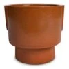 Aries Handles Plant Pot - Bright Rust -Plants Sale Store Aries Handles Plant Pot Bright Rust 19x20cm 1