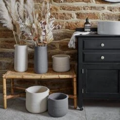 Aurora Terrazzo Handle Plant Pot - Slate -Plants Sale Store Aurora Terrazzo Handle Plant Pot Oat 19 x 17cm 8aabfaff 41a1 4f4b 99ad 52b404757012