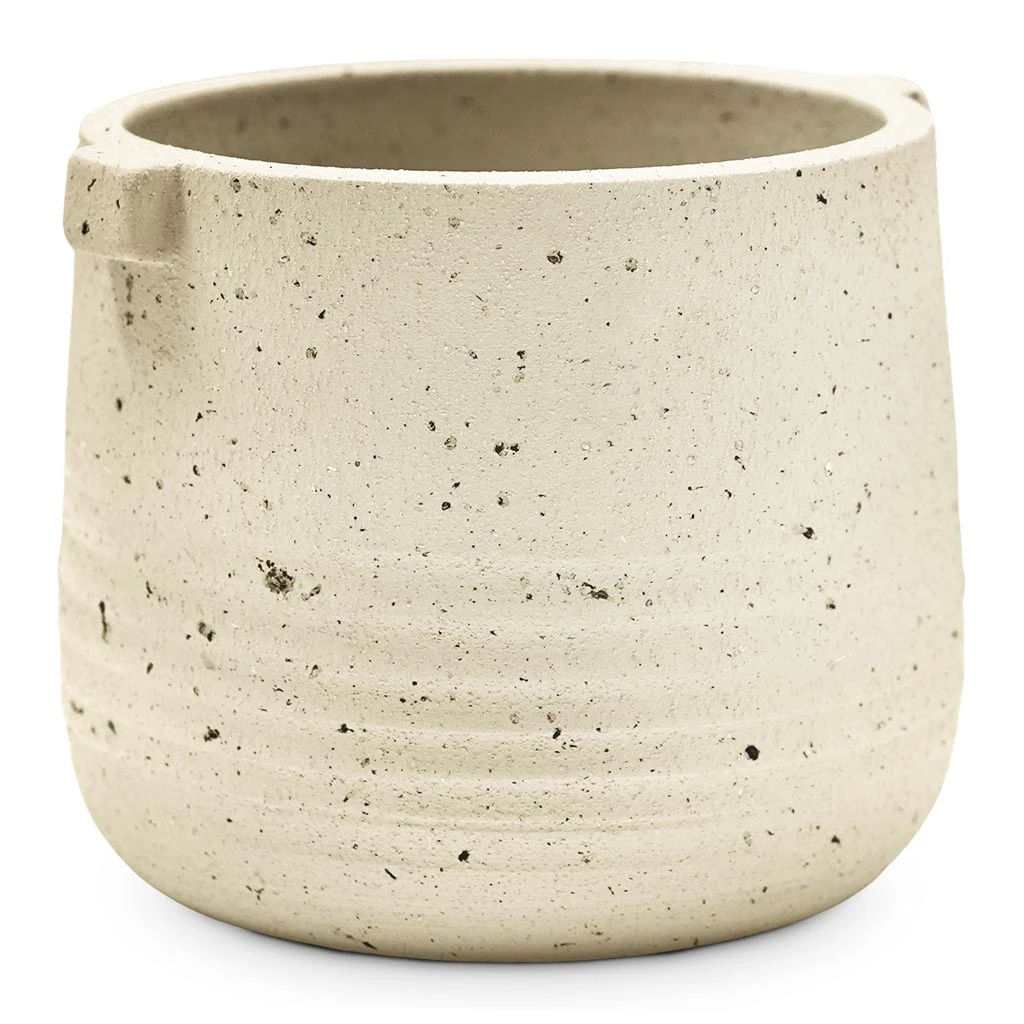 Aurora Terrazzo Handle Plant Pot - Oat 3 Aurora Terrazzo Handle Plant Pot - Oat
