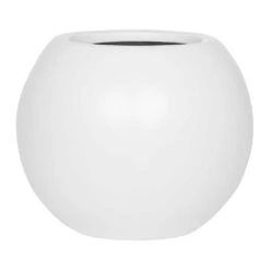Beth Essentials Ball Plant Pot - Matt White -Plants Sale Store Beth Ball Plant Pot Matt White Medium