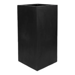Bouvy Natural Planter - Black -Plants Sale Store Bouvy Natural Planter Black 40x40x80cm