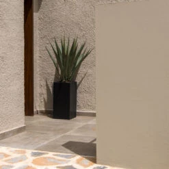 Bouvy Natural Planter - Black -Plants Sale Store Bouvy Natural Planter Black Lifestyle 4