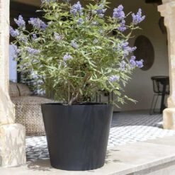 Bucket Natural Planter - Black 20 Bucket Natural Planter - Black -Plants Sale Store Bucket Natural Planter Black 2