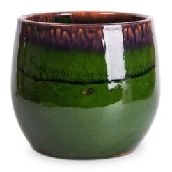 Charlotte Plant Pot - Green -Plants Sale Store Charlotte Plant Pot Green 23x20cm