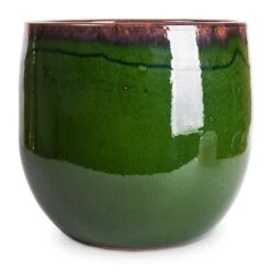 Charlotte Plant Pot - Green -Plants Sale Store Charlotte Plant Pot Green 29x25cm