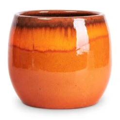 Charlotte Plant Pot - Orange -Plants Sale Store Charlotte Plant Pot Orange 19x16cm
