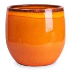 Charlotte Plant Pot - Orange -Plants Sale Store Charlotte Plant Pot Orange 29x25cm