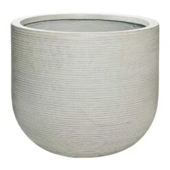 Cody Plant Pot - Ridged Cement -Plants Sale Store Cody Plant Pot Ridged Cement 42x37cm