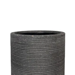 Cody Plant Vase - Ridged Dark Grey -Plants Sale Store Cody Plant Vase Ridged Dark Grey 28x45cm 3