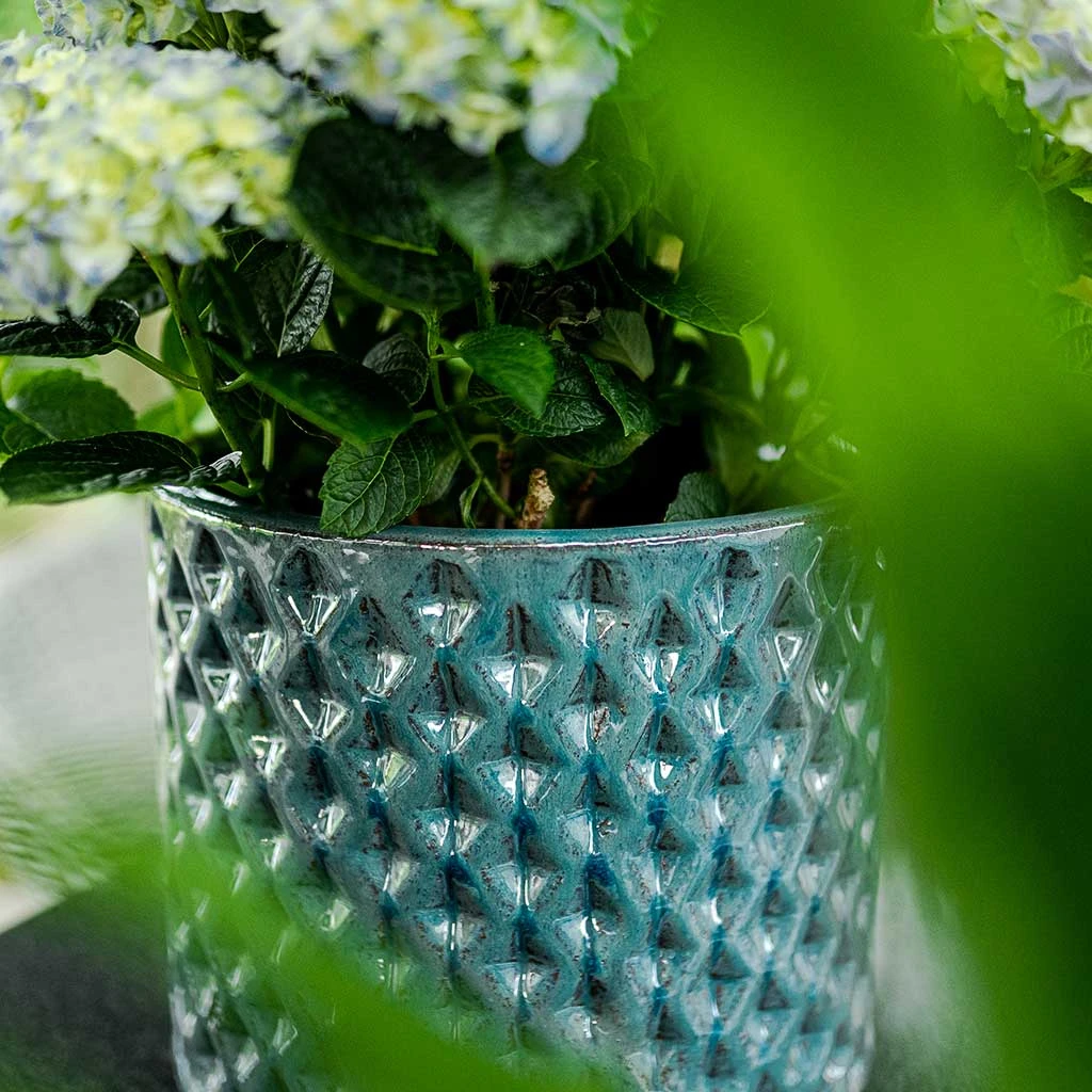 Dion Planters - Set Of 3 - Ocean Blue 8 Dion Planters - Set Of 3 - Ocean Blue - Image 6