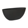 Dorant Refined Oval Plant Bowl - Volcano Black -Plants Sale Store Dorant Refined Oval Plant Bowl Volcano Black 43x17.5x16cm