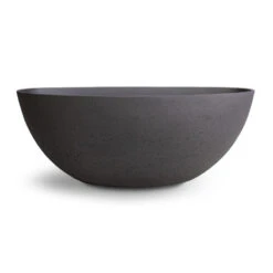 Dorant Refined Oval Plant Bowl - Volcano Black -Plants Sale Store Dorant Refined Oval Plant Bowl Volcano Black 43x17.5x16cm 1cd554c8 4f4a 4a27 b924 55a0350b924e