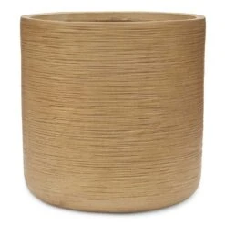Dune Cylinder Planter - Almond 12 Dune Cylinder Planter - Almond -Plants Sale Store Dune Cylinder Planter Almond 44x44cm