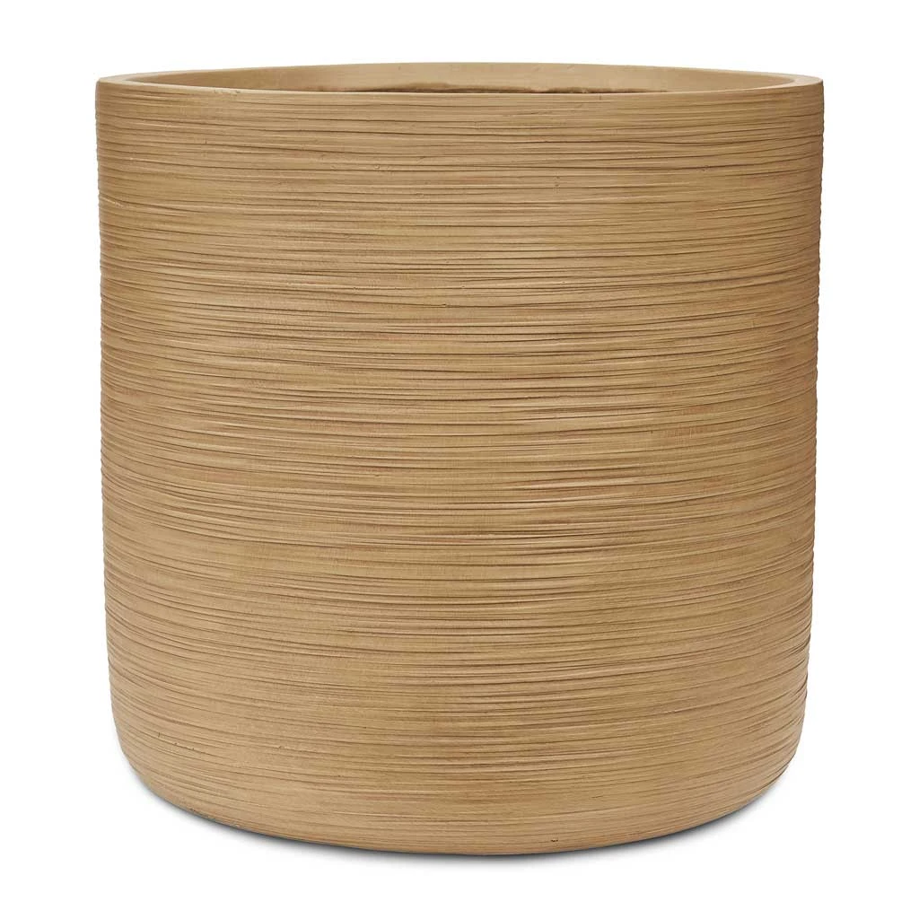 Dune Cylinder Planter - Almond 7 Dune Cylinder Planter - Almond - Image 5