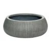 Eileen Plant Bowl - Ridged Dark Grey -Plants Sale Store Eileen Plant Bowl Ridged Dark Grey