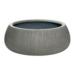 Eileen Plant Bowl - Ridged Dark Grey 12 Eileen Plant Bowl - Ridged Dark Grey -Plants Sale Store Eileen Plant Bowl Ridged Dark Grey 53x21cm