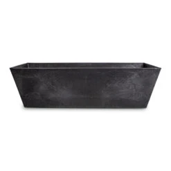 Ella Artstone Balcony Trough Planter - Black 14 Ella Artstone Balcony Trough Planter - Black -Plants Sale Store Ella Artstone Balcony Planter Black 55x17x17cm 2