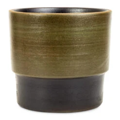 Erik Plant Pot - Dark Olive -Plants Sale Store Erik Plant Pot Olive 20x18cm