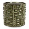 Fiene Plant Pot - Green 2 Fiene Plant Pot - Green -Plants Sale Store Fiene Plant Pot Green 14x14cm