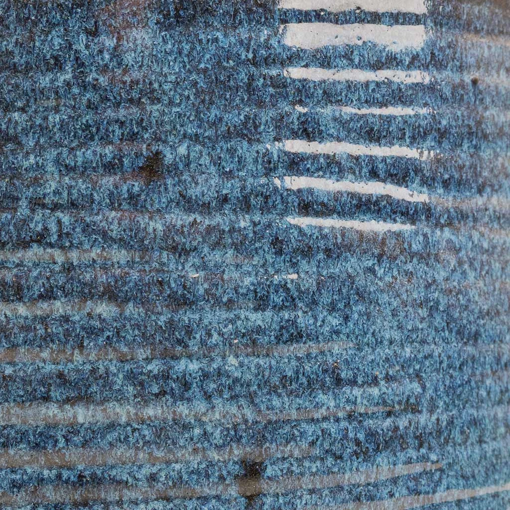 Gilia Planters - Set Of 3 - Blue 6 Gilia Planters - Set Of 3 - Blue - Image 4