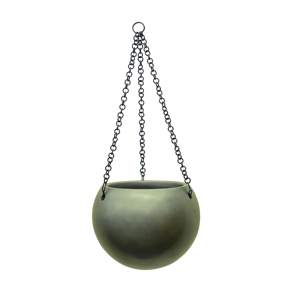 Gradient Hanging Plant Globe - Matt Forest 3 Gradient Hanging Plant Globe - Matt Forest