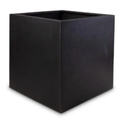Grigio Cube Planter - Anthracite Concrete -Plants Sale Store Grigio Cube Planter Anthracite Concrete 60x60x60cm