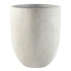 Grigio Tall Egg Pot Planter - Antique White Concrete -Plants Sale Store Grigio Tall Egg Pot Planter Antique White Concrete 30x35cm