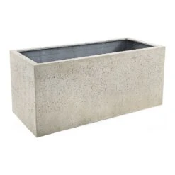 Grigio Trough Planter - Antique White Concrete -Plants Sale Store Grigio Trough Planter Antique White Concrete Medium