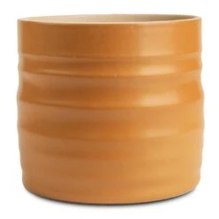 Hadleigh Plant Pot - Amber -Plants Sale Store Hadleigh Plant Pot Amber 14x13cm