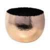 Hammered Bowl - Copper With Black -Plants Sale Store Hammered Bowl Copper Black30cm