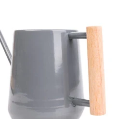 Indoor Watering Can 0.7L - Charcoal With Beech Handle -Plants Sale Store Indoor Watering Can 0.7L Charcoal with Beech Handle 2