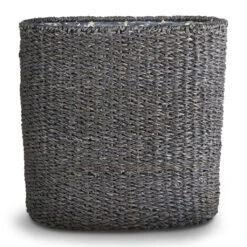 Isaac Plant Baskets - Set Of 3 - Oval - Black 17 Isaac Plant Baskets - Set Of 3 - Oval - Black -Plants Sale Store Isaac Plant Baskets Round Black A