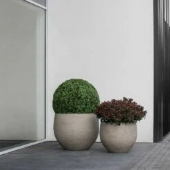 Jumbo Orb Planter - Stone Washed -Plants Sale Store Jumbo Orb Planter Stone Washed Outdoor Plants