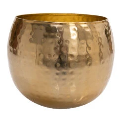Kody Metal Plant Pots - Set Of 3 - Large - Gold 14 Kody Metal Plant Pots - Set Of 3 - Large - Gold -Plants Sale Store Kody Metal Plant Pots Set of 3 Large Gold Single