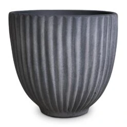 Lagos Plant Pot - Anthracite -Plants Sale Store Lagos Plant Pot Anthracite 23x23.5cm