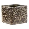Lava Cube Relic Planter - Black -Plants Sale Store Lava Cube Relic Planter Black Medium