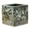Lava Cube Relic Planter - Jade -Plants Sale Store Lava Cube Relic Planter Jade