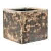 Lava Cube Relic Planter - Rust 2 Lava Cube Relic Planter - Rust -Plants Sale Store Lava Cube Relic Planter Rust