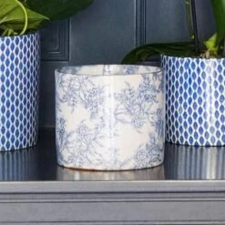 Lazzaro Plant Pot - Vintage Foliage -Plants Sale Store Lazzaro Plant Pot Vintage Foliage 15 x 13cm