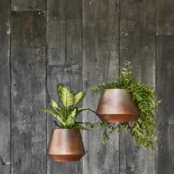 Soho Hanging Plant Pot - Aged Copper 10 Soho Hanging Plant Pot - Aged Copper -Plants Sale Store Lifestyle Soho Hanging Plant Pot Aged Copper 19x15cm