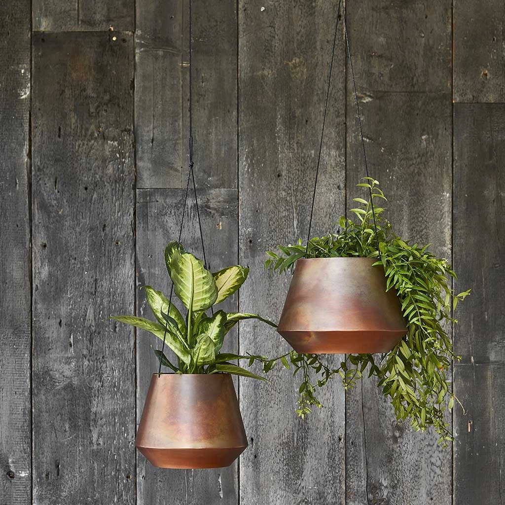 Soho Hanging Plant Pot - Aged Copper 5 Soho Hanging Plant Pot - Aged Copper - Image 3