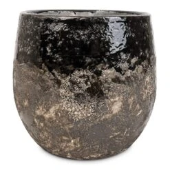 Lindy Plant Pot - Black -Plants Sale Store Lindy Plant Pot Black 23x20cm