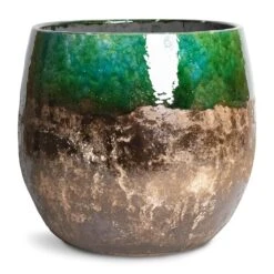 Lindy Plant Pot - Black Green -Plants Sale Store Lindy Plant Pot Black Green 30x25 1